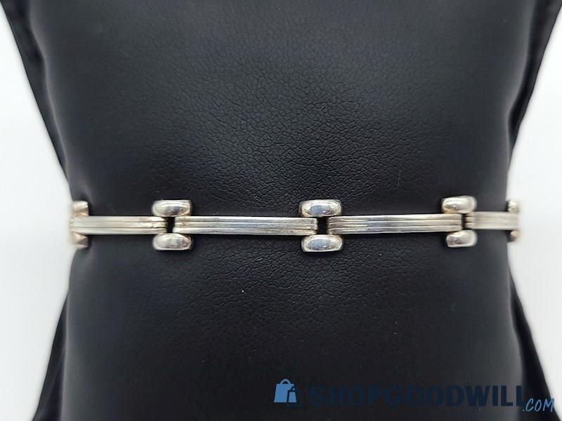 .925 SILPADA Classic Binaro Link Bracelet (B0822) 7 1/4