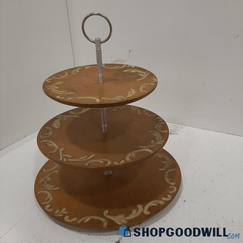 Unbranded Wooden Fountain Item Holder 