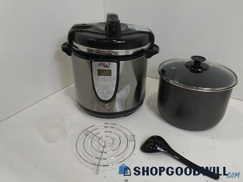 Cookware Pressure Cooker MD#EPC-460 Multi Function (Power On) 6QT Dented