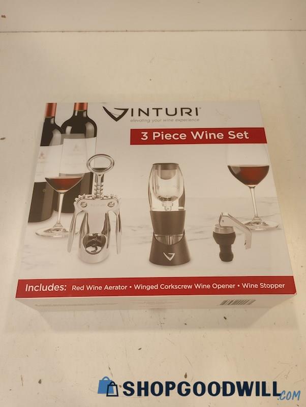 Vinturi 3 Piece Wine Set