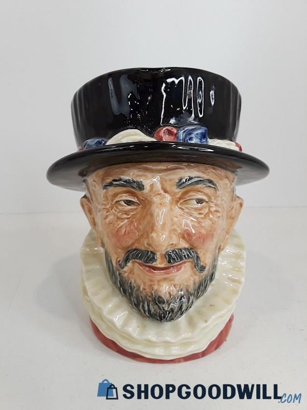 Vintage Beefeaters Royal Doulton Toby Character Ceramic Cup 