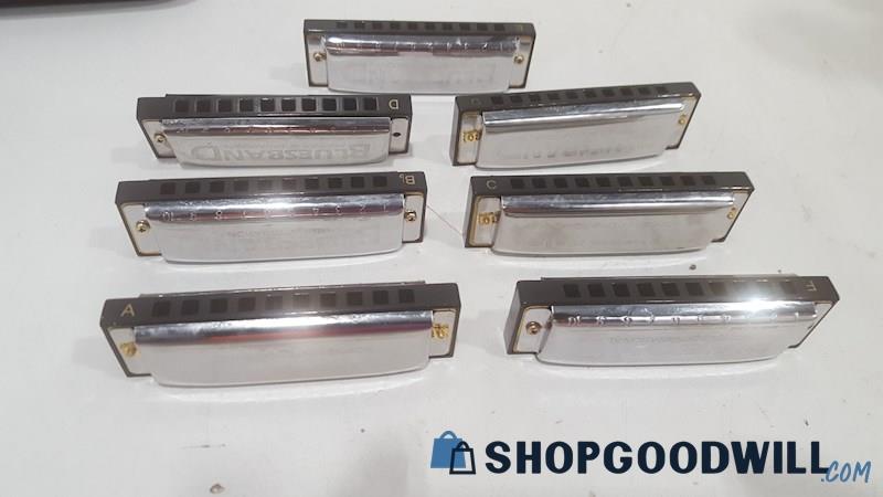 Appears To Be Hohner Bluesband Harmonica Lot