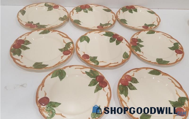 Appears To Be Vintage Franciscan Apple Dinner Plates 1970s Lot