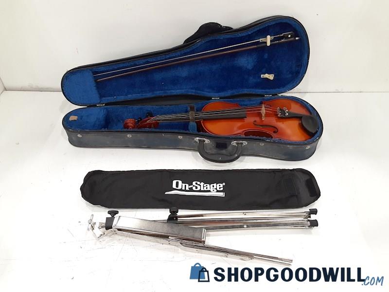Scheryl & Roth Model R270E4 4/4 Violin w/Case +More SN#423049 Genuine Repro