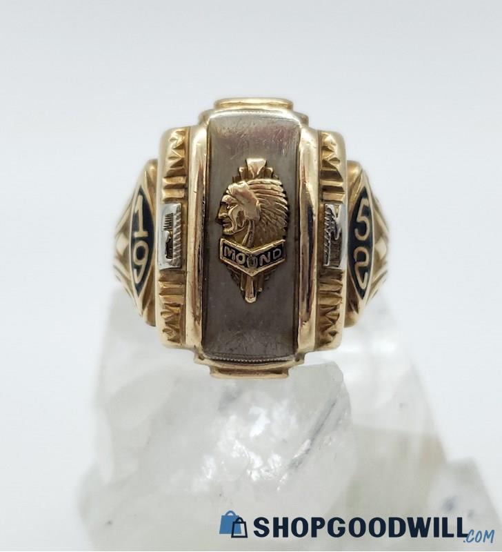 10K Yellow Gold Vintage 1952 Class Ring 8.18 grams Size 9 1/4