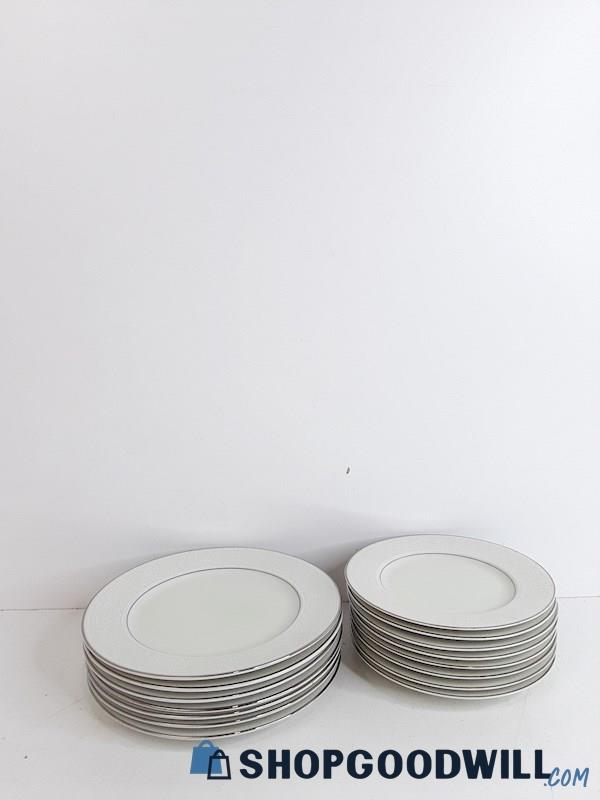 Guild Fine China Leeann Assorted Dinnerware Plates VTG 
