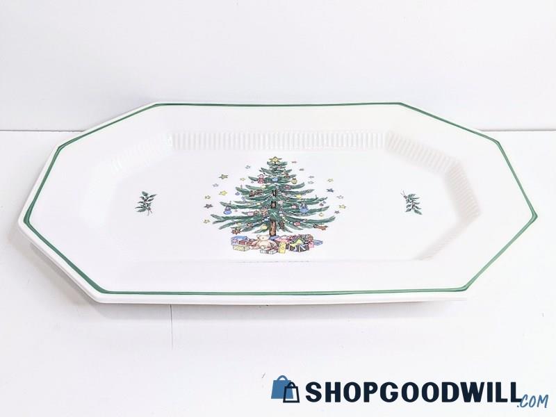 Nikko Christmastime Large Serving Platter Dish IOB