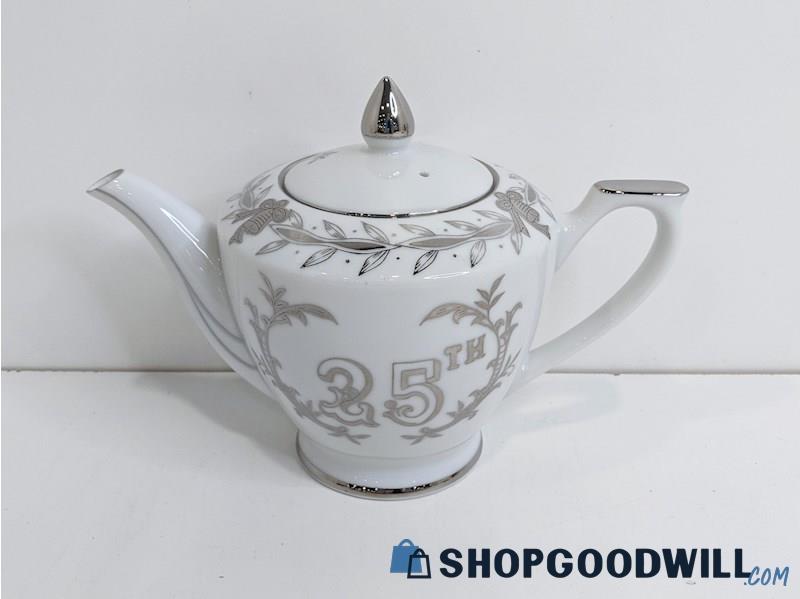 Lefton China 25th Anniversary Special Serving Tea Pot