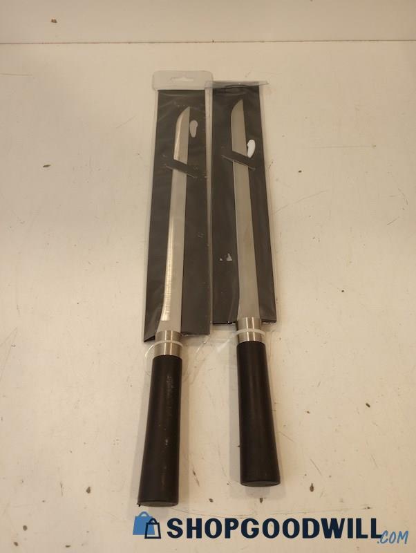 Large 2pc Stainless Steel Ham Slicer Blades Sealed