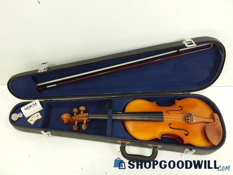 4/4 Violin H.Siegler 1996 W/Case/Bow/Bridge Serial #96051175