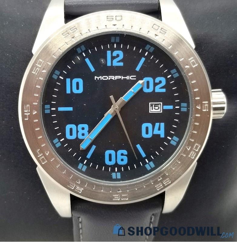 Men's MORPHIC Quartz Blue/ Black Dial Date/ Time Watch