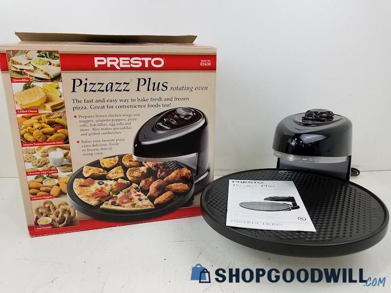 Presto Pizzazz Plus Rotating Oven W/ Instructions, Pizza Appetizers (PWRS On)