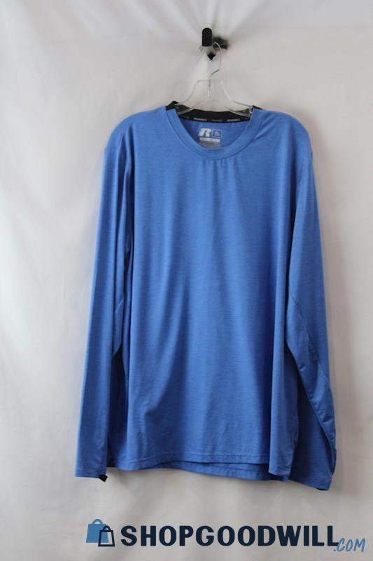 Russel Men's Blue Active Long Sleeve Tee sz XL