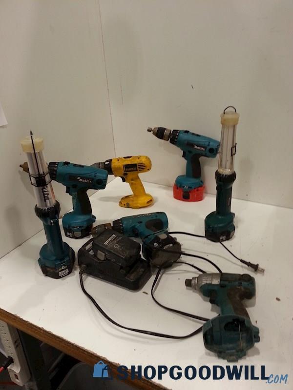 ~30 Lbs of Makita DeWalt + More Power Tools Some Tested Power On PICKUP ONLY
