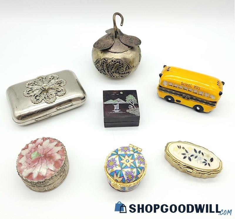 Eclectic Trinket Box Collection - Vintage to Modern
