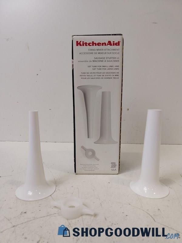 KitchenAid White Sausage Stuffer Stand Mixer Attachment IOB