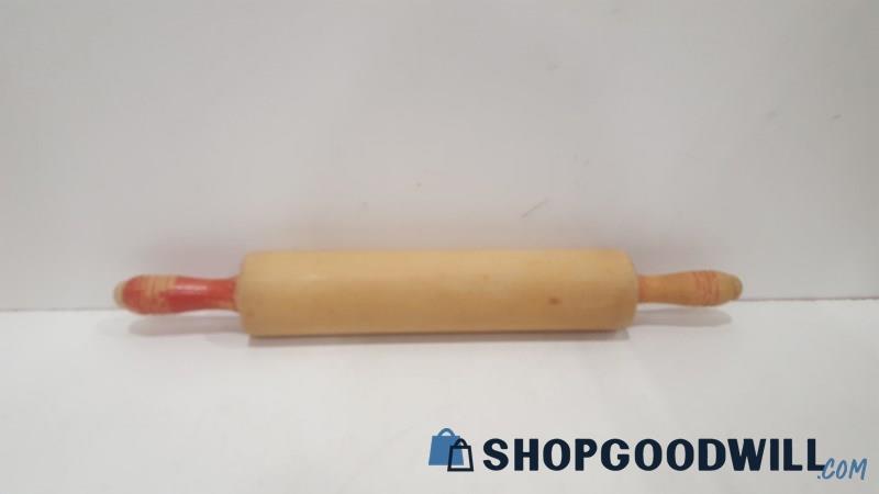 Vintage Wooden Rolling Pin - Has Some Wear On It