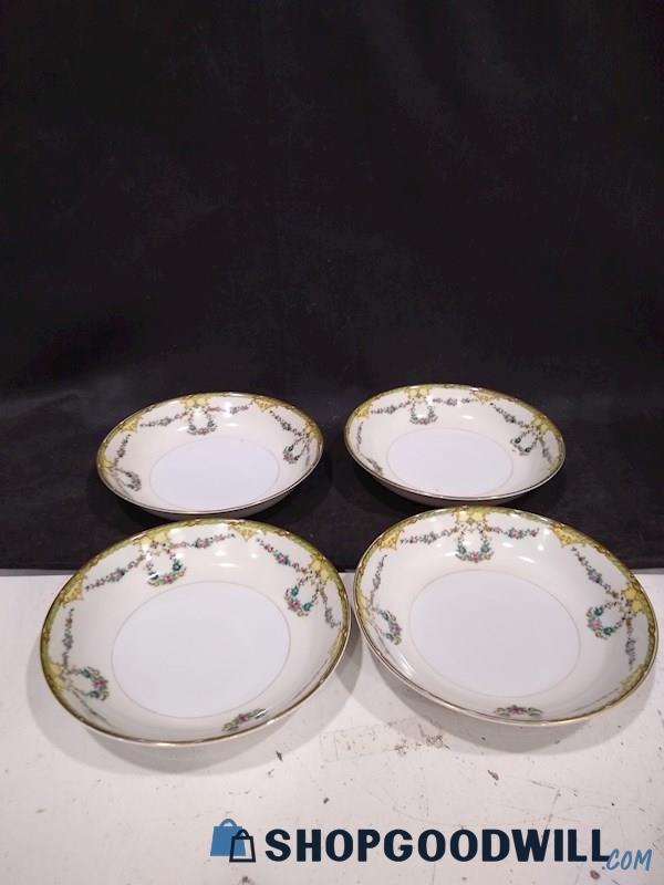 Vintage Kikusui China Glass Bowls