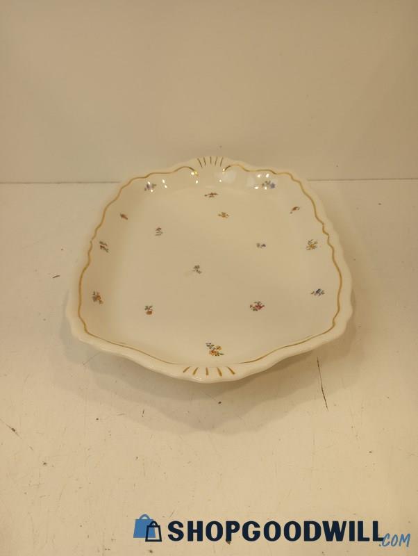 Vintage Warwick Large Ceramic Floral Platter