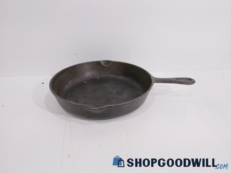 Unbranded Large 10.5 Inches Cast Iron Pan Skillet Cook Oven Ware 