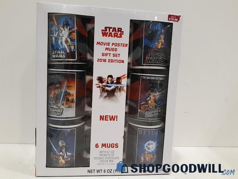 Set Of 6 2018 Star Wars Movie Poster Mugs New / Sealed