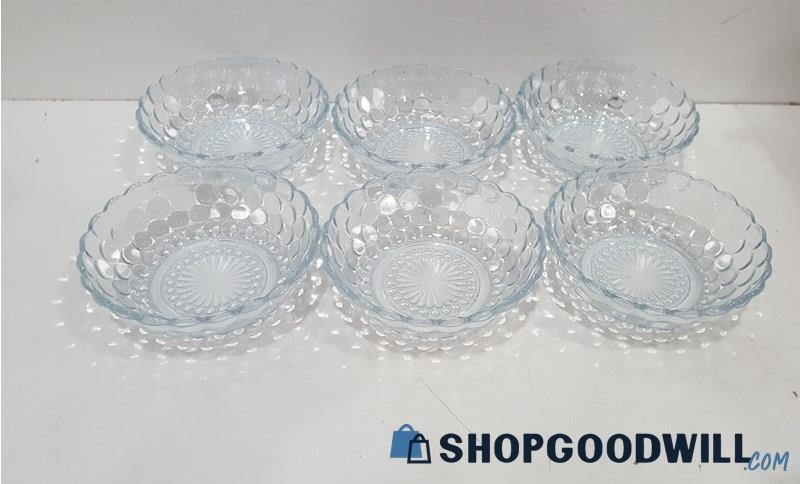 Appears To Vintage Anchor Hocking Depression Glass Small & Large Bowls