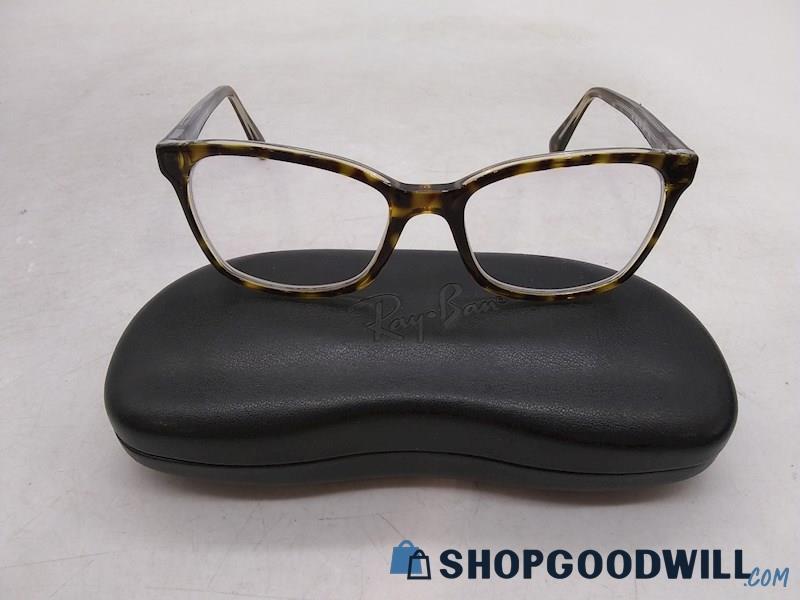 Ray-Ban Prescription Rectangle Tortoise Nylon Eyeglasses Frame