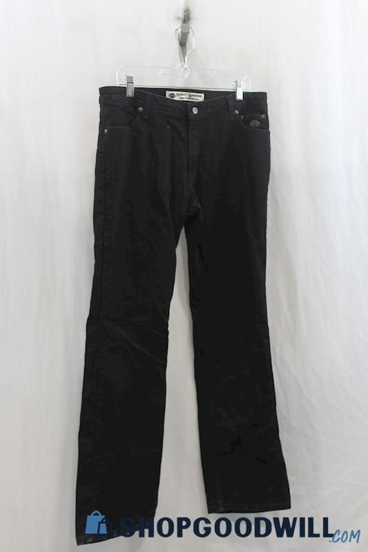 Harley-Davidson Womens Black Bootcut Jeans Sz 12L