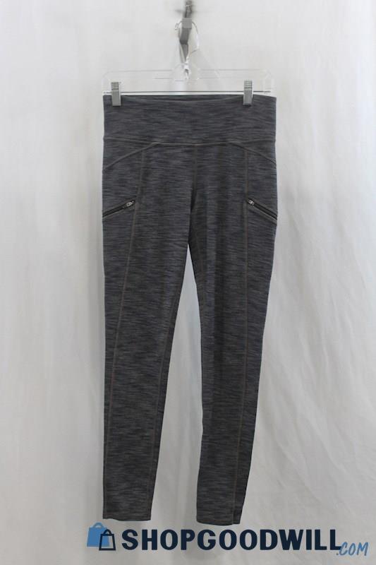 Athleta Womens Heather Charcoal Active Leggings Sz S