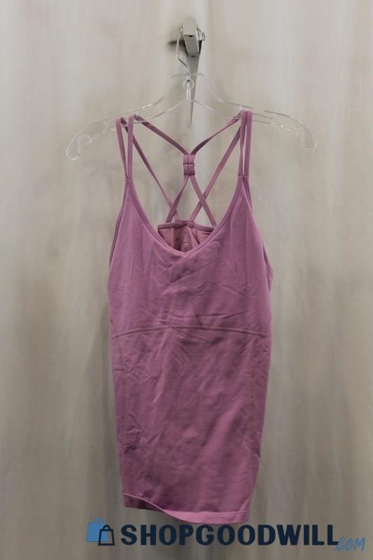 Athleta Womens Lilac Back Cross Tank Sz L