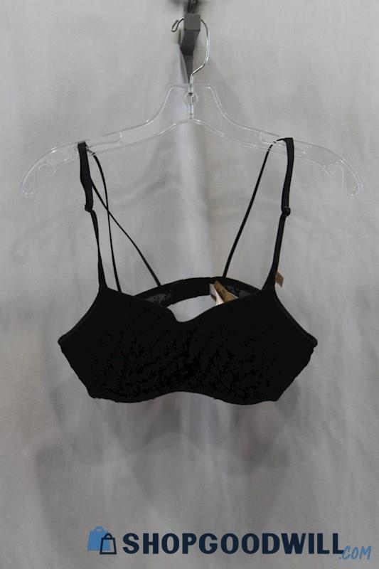 NWT Pink Women's Black/Pink Push Up Bra SZ S