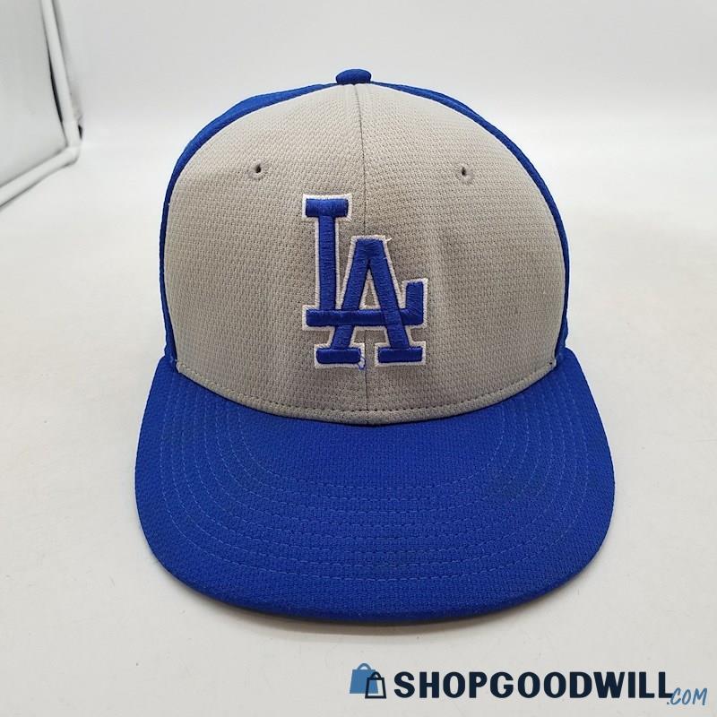 MLB Los Angeles Dodgers OC Sports Blue/Gray Cotton Snapback Hat