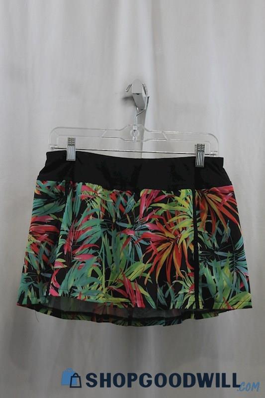 Fabletics Womens Multi-Color Tropical Skater Skort Sz M