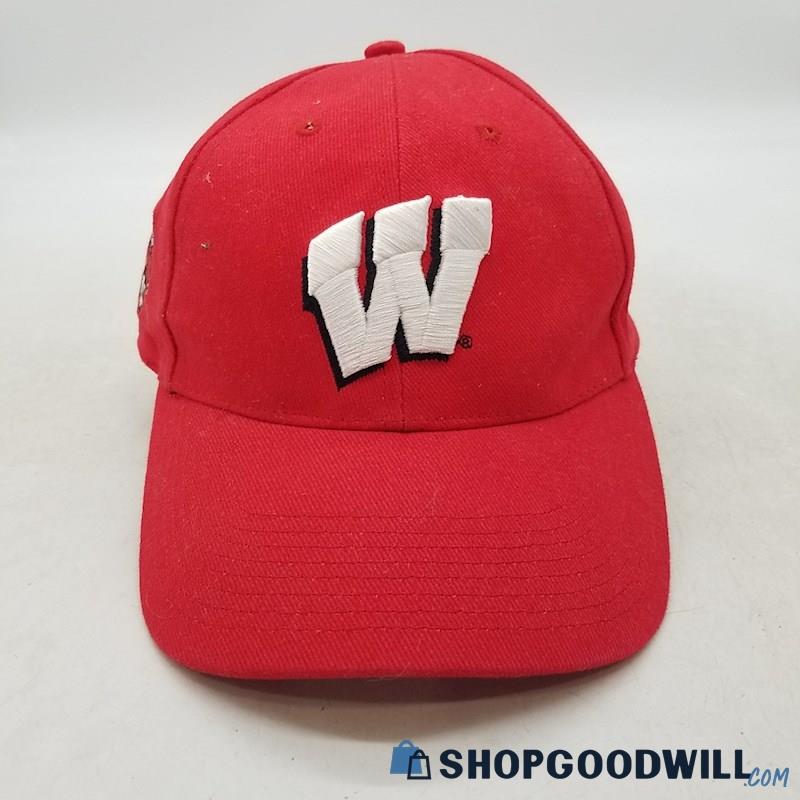 Lot of 3 College Wisconsin Badgers, Drake Relays, St. Thomas Adjust Strap Hats