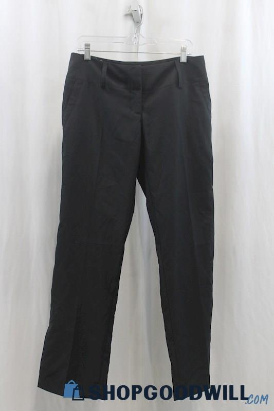 NWT Adidas Womens Black Straight Leg Dress Pants Sz 8