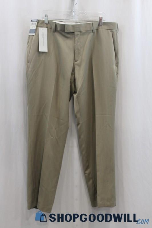 NWT Kenneth Cole Men's Tan Dress Pant SZ 38x30