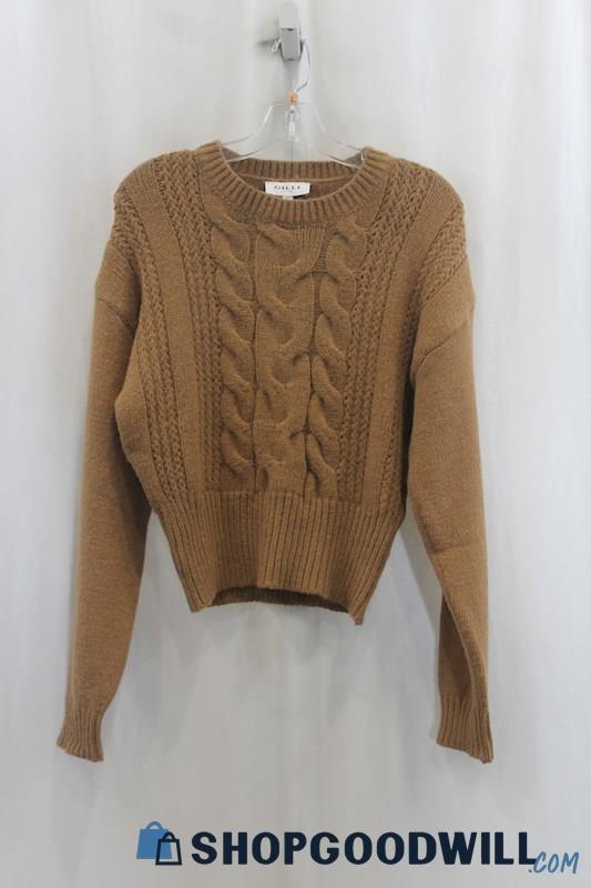 NWT Gilli Women's Brown Knit Sweater SZ S