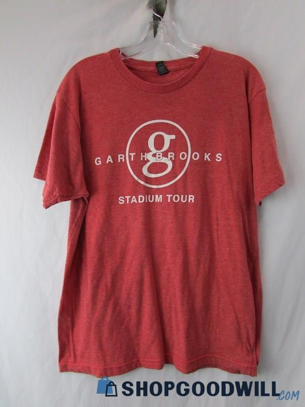 Garth Brooks 'I've Got Friends in Stadiums' Stadium Tour Red Concert TShirt SZ L