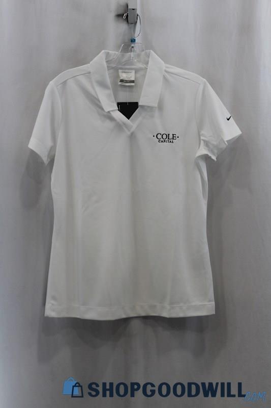 NWT Nike Women's White Polo Shirt SZ M