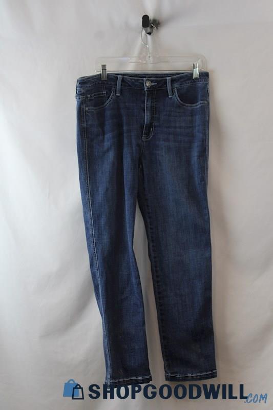 Seven7 Women's Blue Straight Leg Jean SZ 10