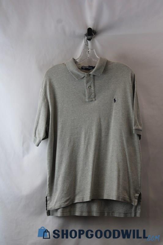 Polo Ralph Lauren Men's Gray Soft Knit Polo Shirt SZ L