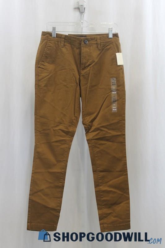 NWT Aeropostale Mens Mustard Brown Chino Pants Sz 28x30