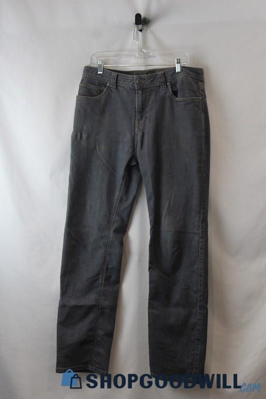 PrAna Men's Weathered Gray Straight Leg Jean SZ 35x34