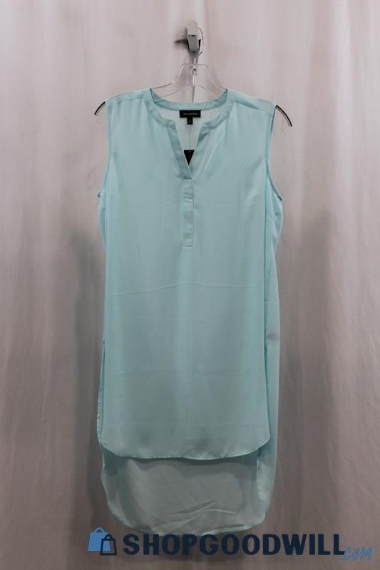 NWT The Limited Womens Turquoise Sheer Tunic Sz S