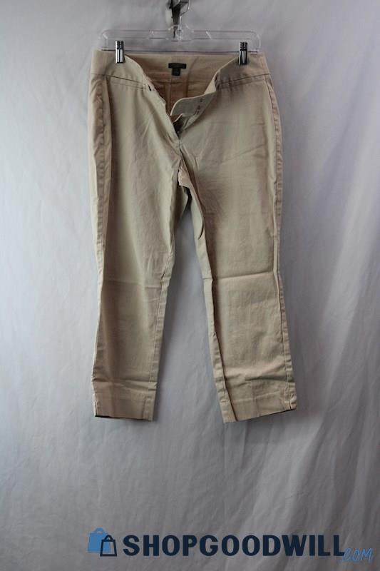 Ann Taylor Women's Beige Capri Pants Sz 6P