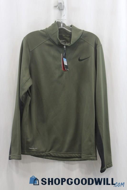 NWT Nike Men's Heather Green Pullover Sweater SZ M