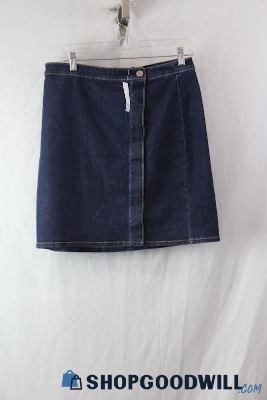 NWT Loft Women's Blue Jean Skirt Sz 8