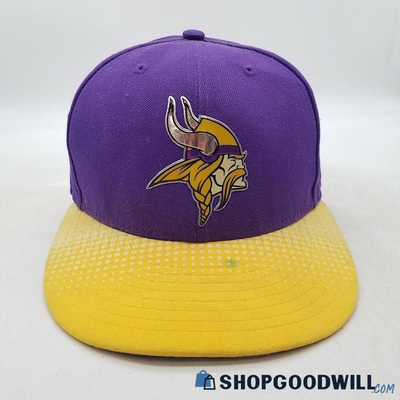 NFL Minnesota Vikings New Era 59Fifty Purple/Yellow Fitted Hat 7 1/4