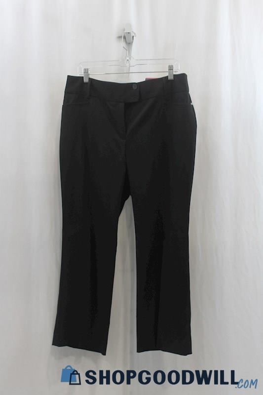 NWT Rafaella Womens Black Bootcut Dress Pants Sz 12S