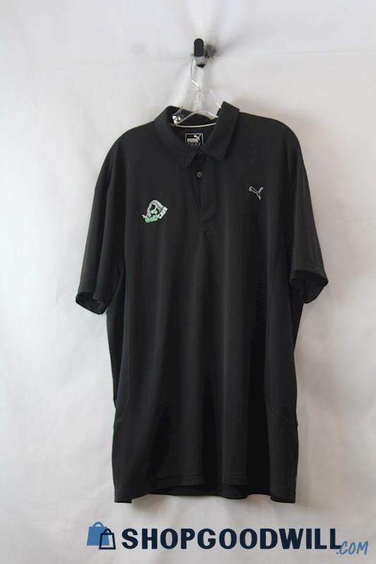 Puma Men's Black Active Polo Shirt sz 3XL